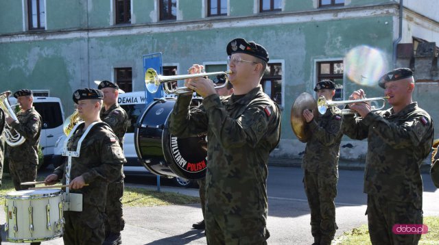 Odsłonięcie pomnika rotmistrza W. Pileckiego w Łagiewnikach