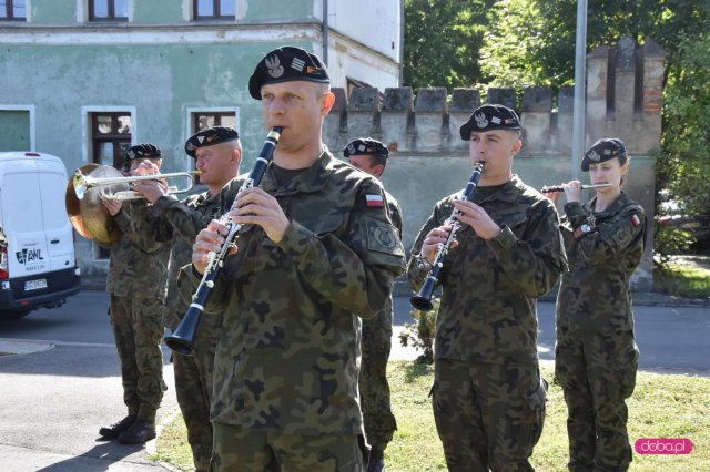 Odsłonięcie pomnika rotmistrza W. Pileckiego w Łagiewnikach