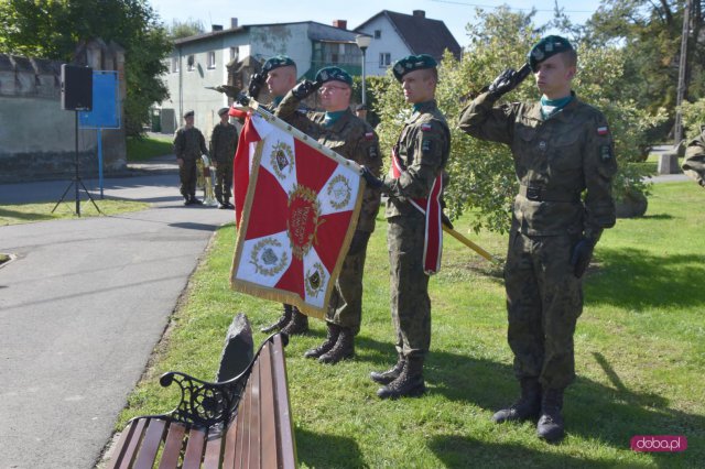 Odsłonięcie pomnika rotmistrza W. Pileckiego w Łagiewnikach