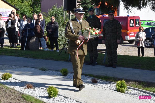 Odsłonięcie pomnika rotmistrza W. Pileckiego w Łagiewnikach