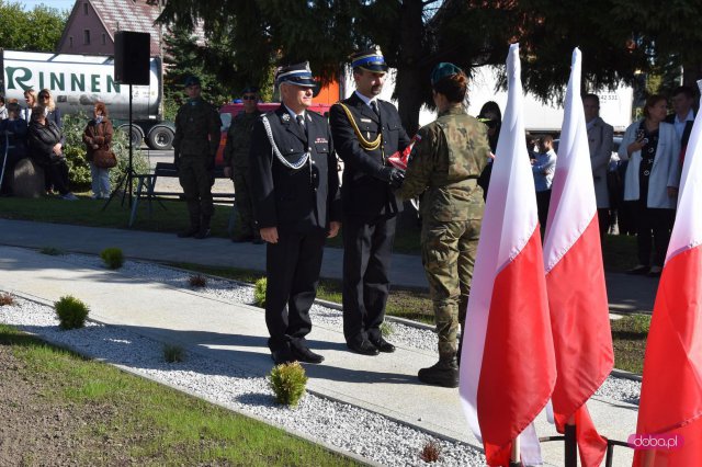 Odsłonięcie pomnika rotmistrza W. Pileckiego w Łagiewnikach