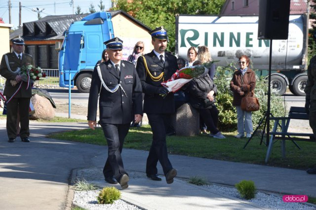 Odsłonięcie pomnika rotmistrza W. Pileckiego w Łagiewnikach