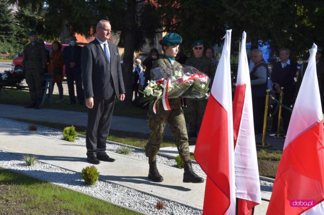 Odsłonięcie pomnika rotmistrza W. Pileckiego w Łagiewnikach