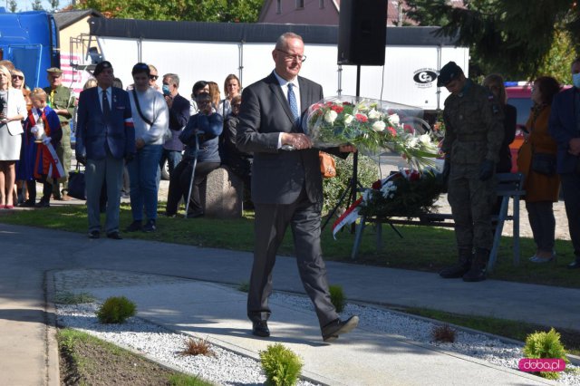 Odsłonięcie pomnika rotmistrza W. Pileckiego w Łagiewnikach