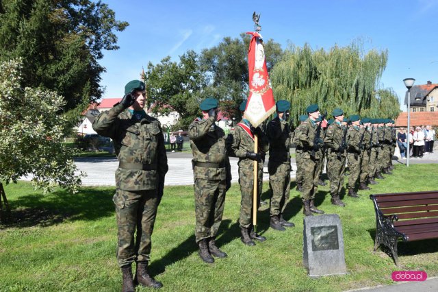 Odsłonięcie pomnika rotmistrza W. Pileckiego w Łagiewnikach