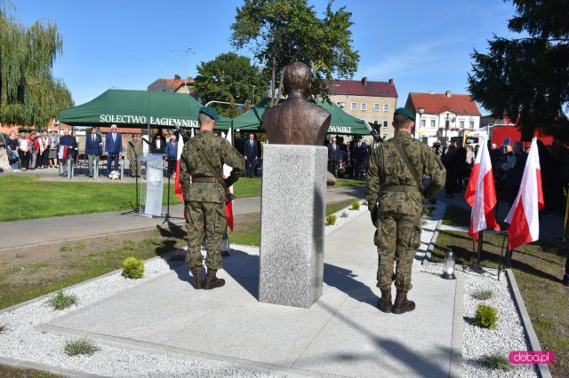 Odsłonięcie pomnika rotmistrza W. Pileckiego w Łagiewnikach