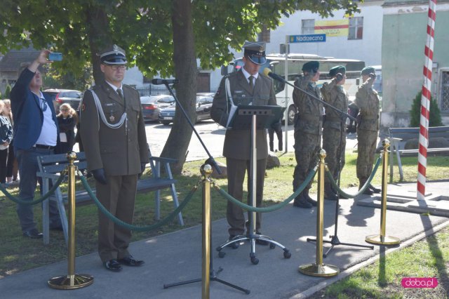 Odsłonięcie pomnika rotmistrza W. Pileckiego w Łagiewnikach