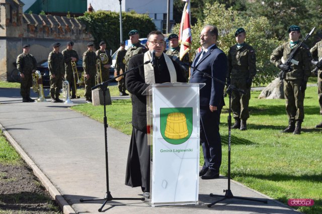 Odsłonięcie pomnika rotmistrza W. Pileckiego w Łagiewnikach