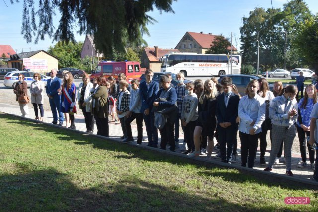 Odsłonięcie pomnika rotmistrza W. Pileckiego w Łagiewnikach