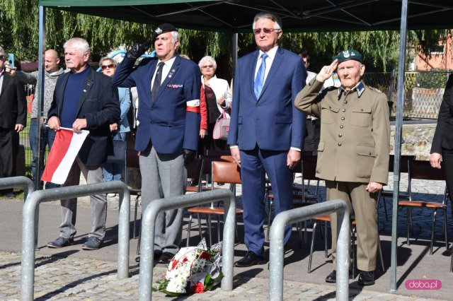 Odsłonięcie pomnika rotmistrza W. Pileckiego w Łagiewnikach
