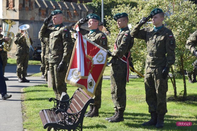 Odsłonięcie pomnika rotmistrza W. Pileckiego w Łagiewnikach