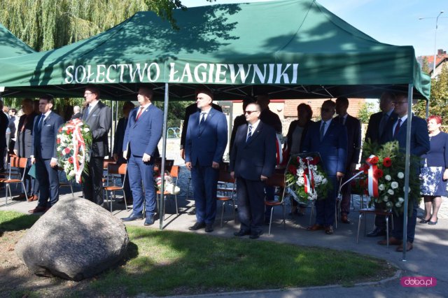 Odsłonięcie pomnika rotmistrza W. Pileckiego w Łagiewnikach