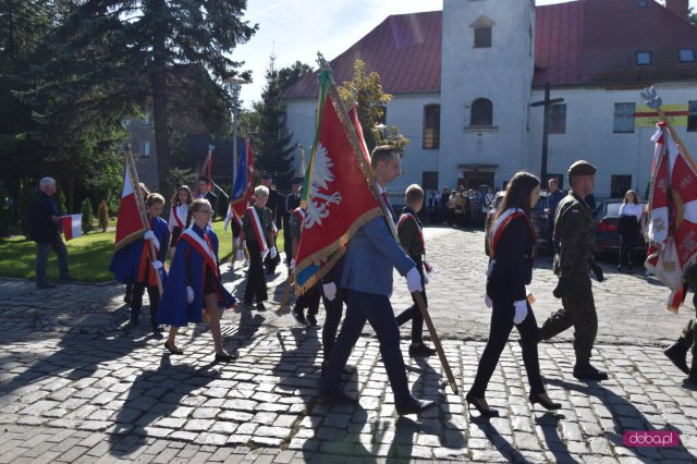 Odsłonięcie pomnika rotmistrza W. Pileckiego w Łagiewnikach