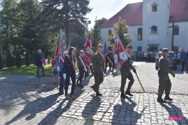 Odsłonięcie pomnika rotmistrza W. Pileckiego w Łagiewnikach