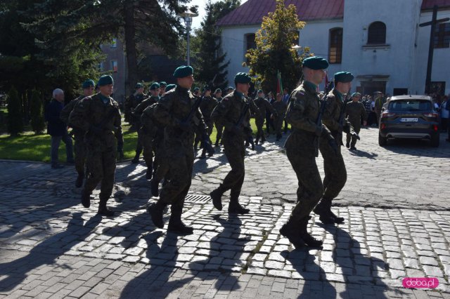 Odsłonięcie pomnika rotmistrza W. Pileckiego w Łagiewnikach