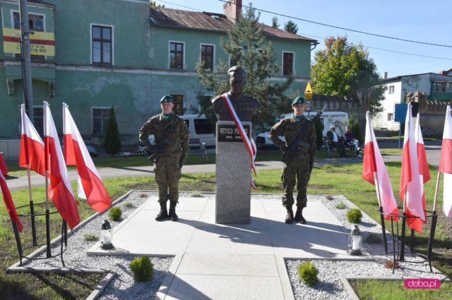 Odsłonięcie pomnika rotmistrza W. Pileckiego w Łagiewnikach