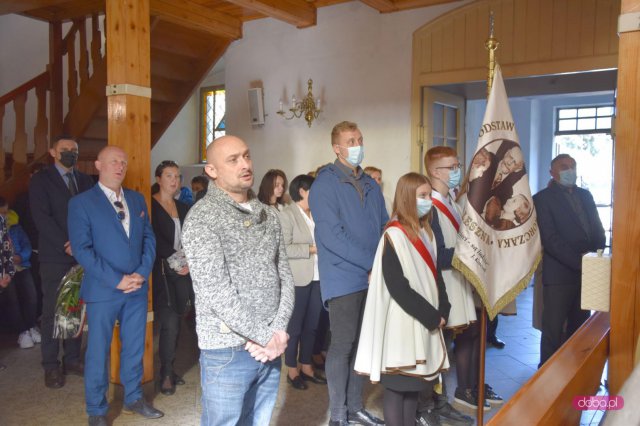 Odsłonięcie pomnika rotmistrza W. Pileckiego w Łagiewnikach