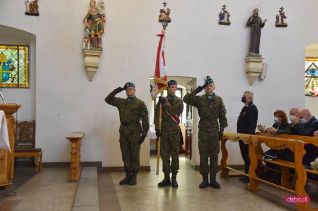 Odsłonięcie pomnika rotmistrza W. Pileckiego w Łagiewnikach