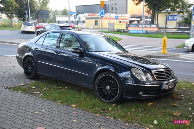 Zderzenie mercedesa z oplem w Dzierżoniowie