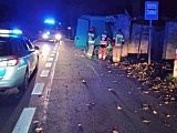 Busem wjechał w przystanek