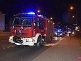 Skodą uderzyła w znak drogowy na bielawskiej obwodnicy