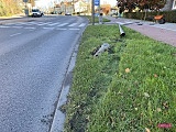 Mercedesem ściął latarnię i uciekł z miejsca zdarzenia