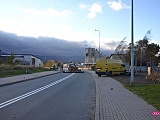 Silny wiatr zerwał dach w Bielawie
