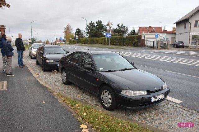 Kolizja na Wrocławskiej w Dzierżoniowie