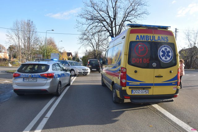 Zderzenie opli w Bielawie