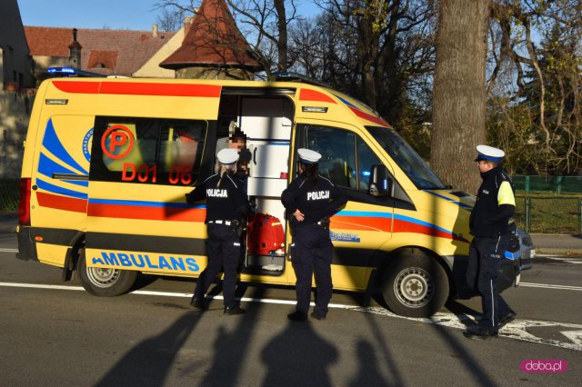 Zderzenie opli w Bielawie
