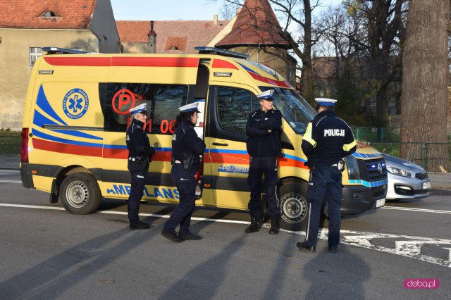 Zderzenie opli w Bielawie