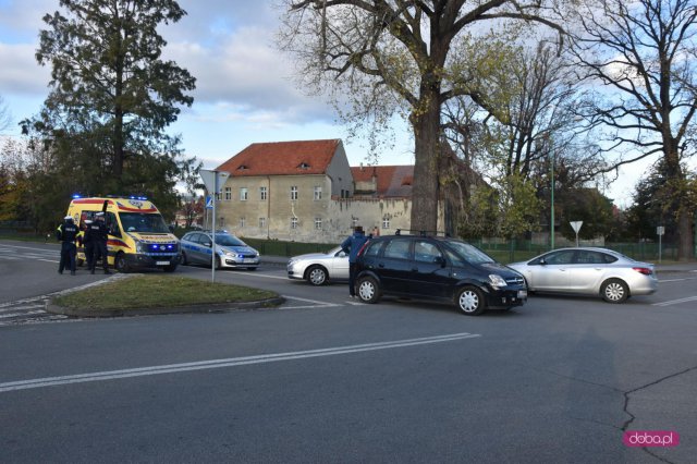 Zderzenie opli w Bielawie
