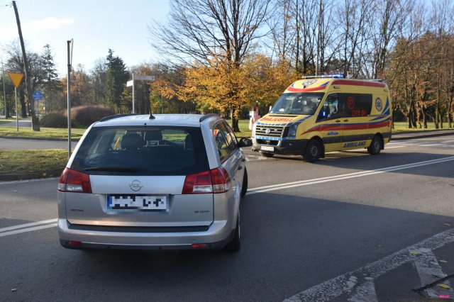 Zderzenie opli w Bielawie