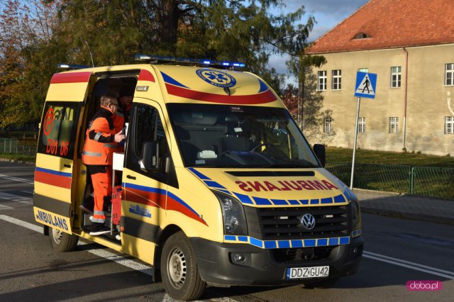Zderzenie opli w Bielawie