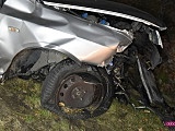 Fiat wypadł z drogi Dzierżoniów - Łagiewniki