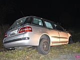 Fiat wypadł z drogi Dzierżoniów - Łagiewniki