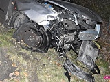 Fiat wypadł z drogi Dzierżoniów - Łagiewniki