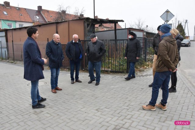 Odbiór prac na os. Młyńskim w Piławie Górnej