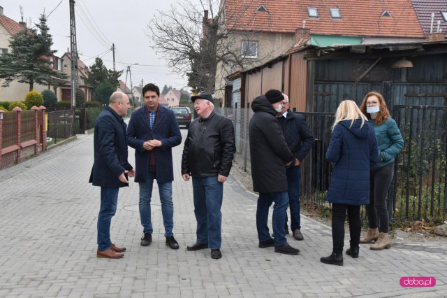 Odbiór prac na os. Młyńskim w Piławie Górnej