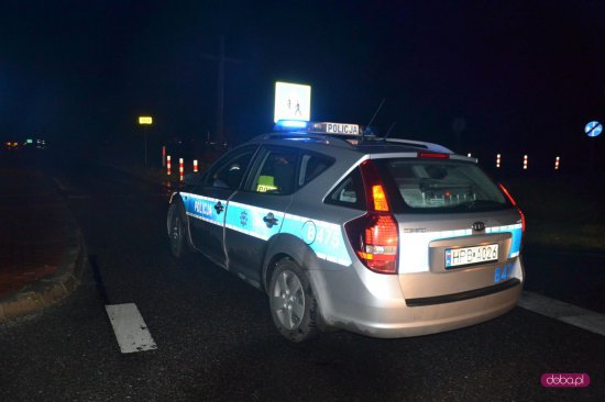 Śmiertelne potrącenie pieszego na drodze Dzierżoniów - Łagiewniki