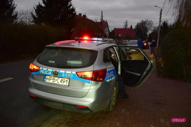 Zderzenie dwóch samochodów we Włókach