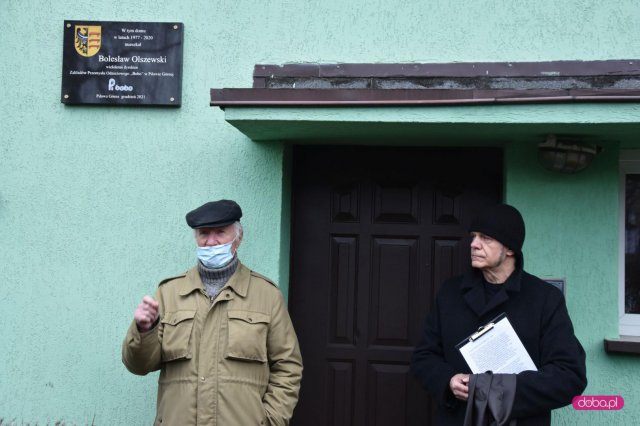 Odsłonięcie tablicy pamiątkowej poświęconej Bolesławowi Olszewskiemu