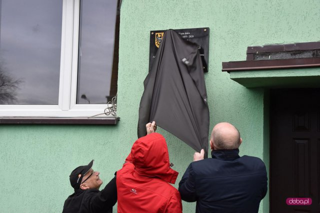 Odsłonięcie tablicy pamiątkowej poświęconej Bolesławowi Olszewskiemu