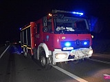 Groźne zderzenie dwóch samochodów na drodze Dzierżoniów - Łagiewniki