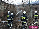 Duży pożar w Pieszycach