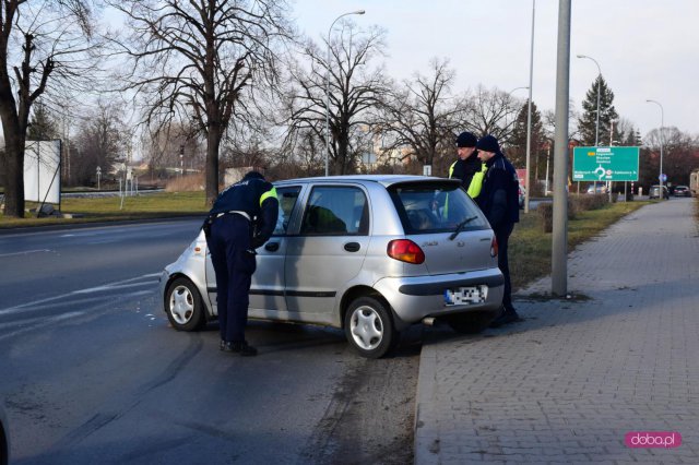 Zderzenie matiza z ciężarówką 
