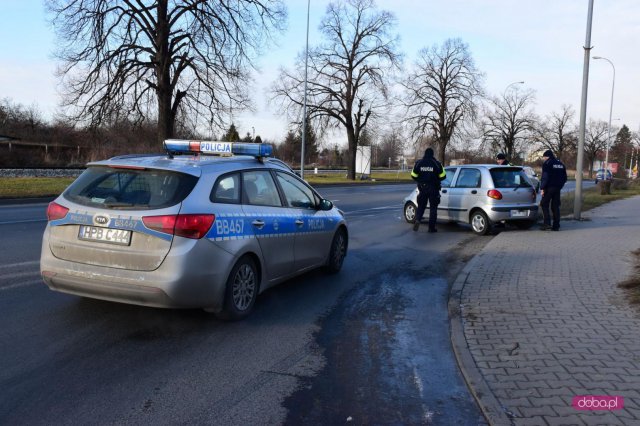 Zderzenie matiza z ciężarówką 