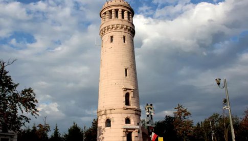 Honorowy Gospodarz wieży widokowej na Wielkiej Sowie z Gdańska