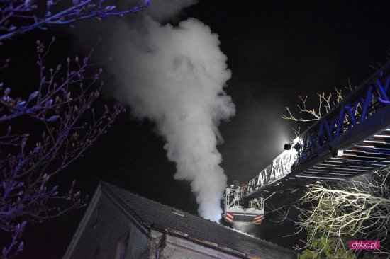 Straż pożarna wezwana do pożaru domu w Dzierżoniowie
