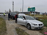 Zderzenie dwóch pojazdów na drodze Dzierżoniów - Pieszyce